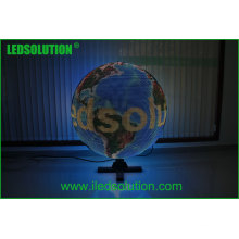 Exposição da bola do diodo emissor de luz do diâmetro de 1m / exposição de diodo emissor de luz global